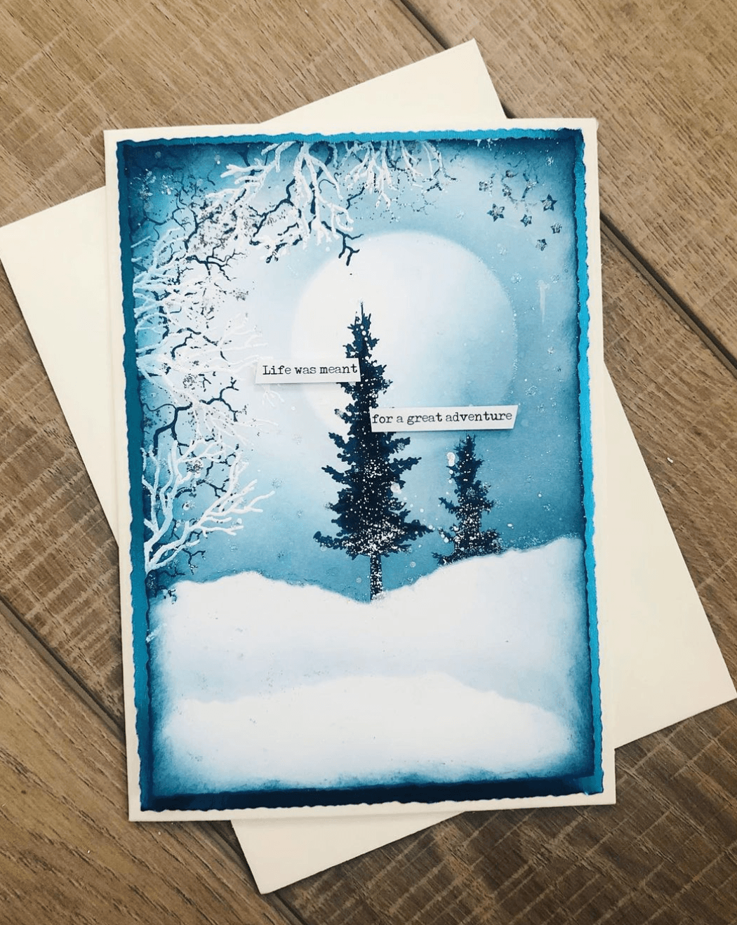 Stampers Anonymous - Tim Holtz - Layering Mask - Moon - Messy Papercrafts