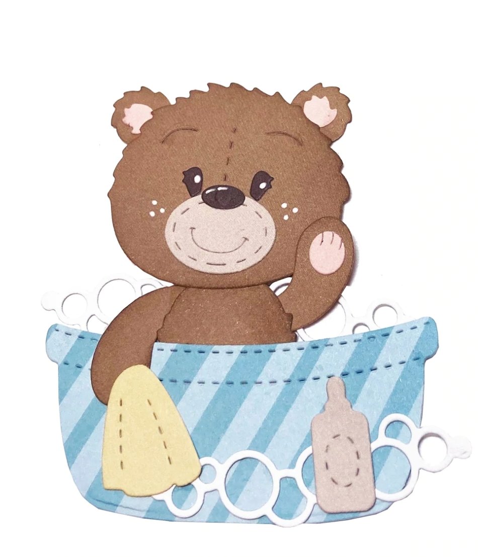 Studio Light - Creative Craftlab - Cutting Die Bear Ted - Friendz 120x175x1mm 1 PC Nr. 155 Studio Light