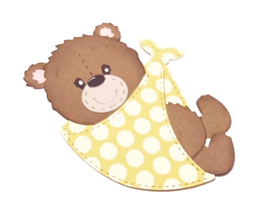 Studio Light - Creative Craftlab - Cutting Die Bear Ted - Friendz 120x175x1mm 1 PC Nr. 155 Studio Light
