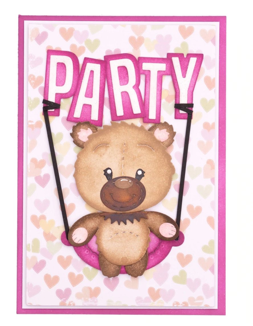 Studio Light - Creative Craftlab - Cutting Die Bear Ted - Friendz 120x175x1mm 1 PC Nr. 155 Studio Light