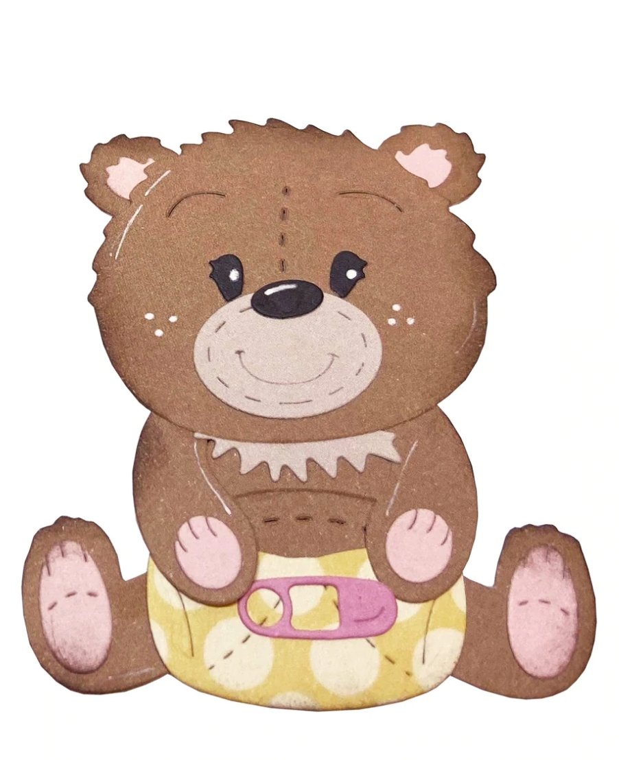 Studio Light - Creative Craftlab - Cutting Die Bear Ted - Friendz 120x175x1mm 1 PC Nr. 155 Studio Light
