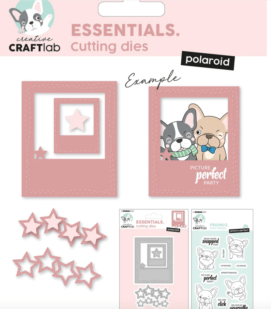 Studio Light - Creative Craftlab - Cutting Die Polaroid - Essentials - Messy Papercrafts