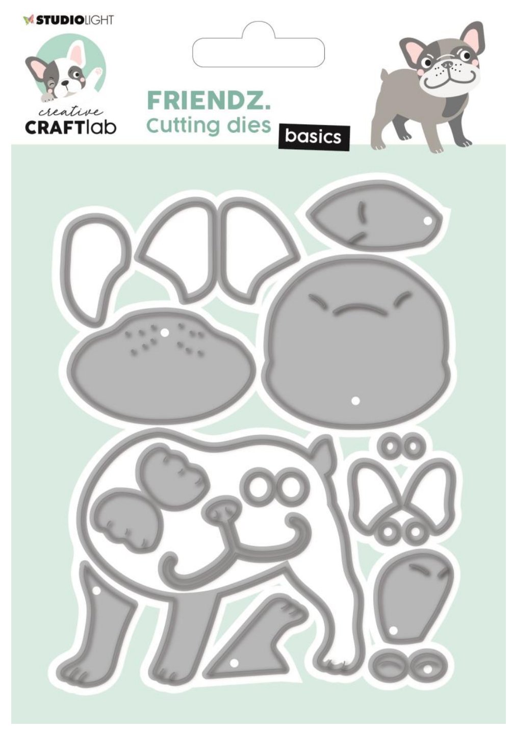 Studio Light - Cutting Die Buddy - Friendz 120x175x1mm 16 PC Nr.172 Studio Light