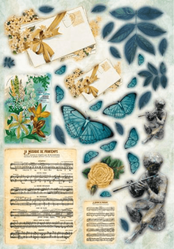 Studio Light - Die Cut Block A5 - JMA New Awakening - Paper Elements - Messy Papercrafts