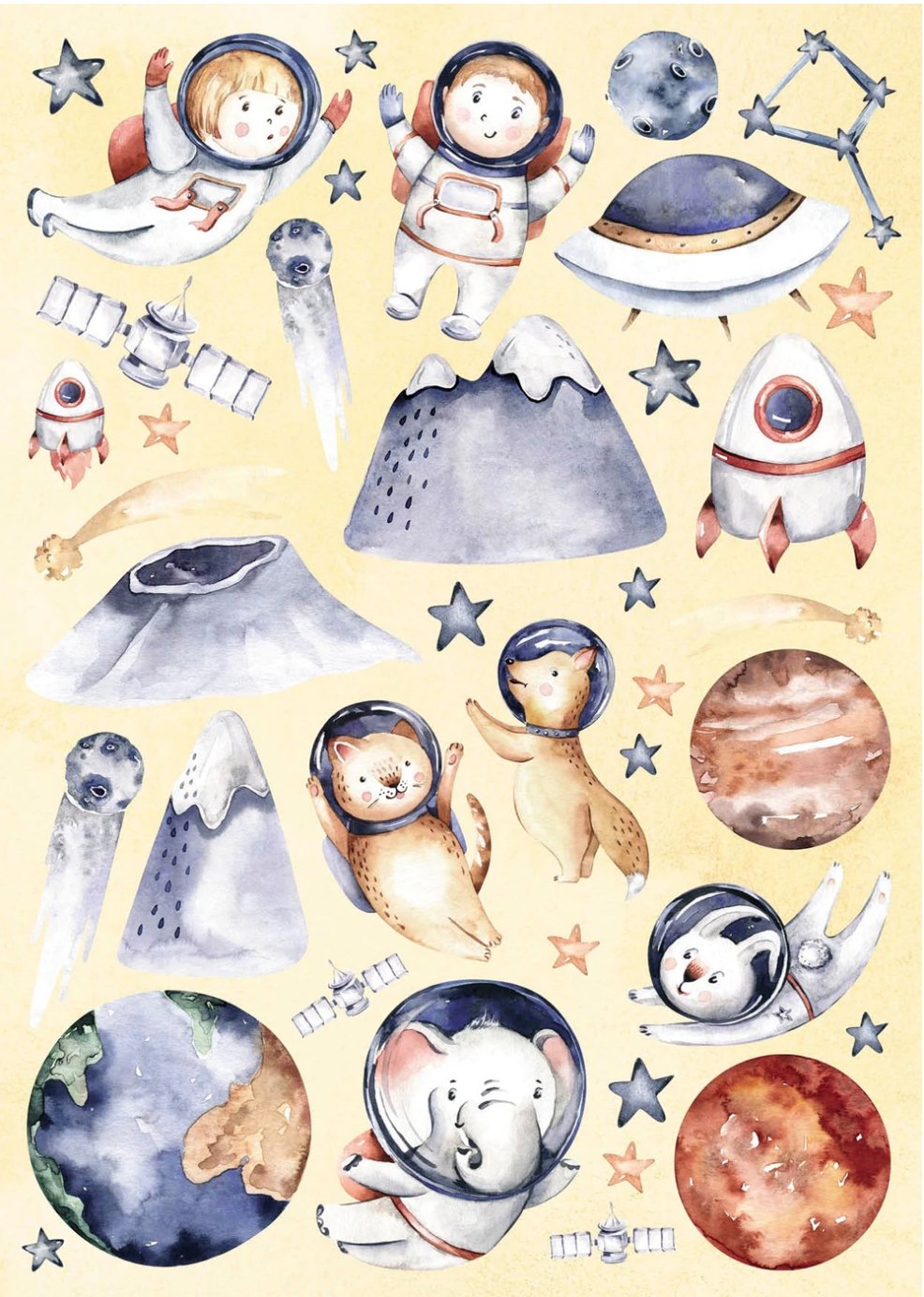 Studio Light - DIY Block Explore The Universe - A4 - Essentials Nr.17 Studiolight