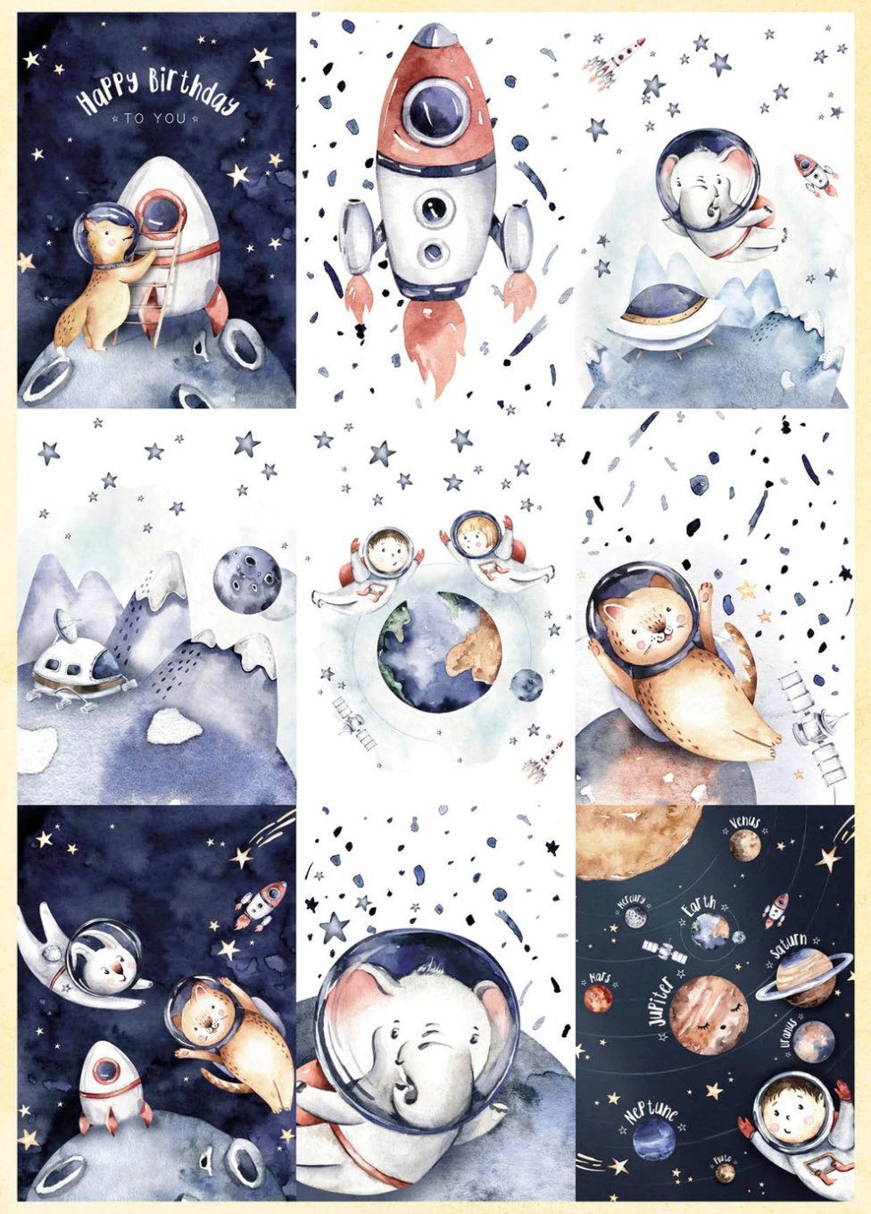 Studio Light - DIY Block Explore The Universe - A4 - Essentials Nr.17 Studiolight