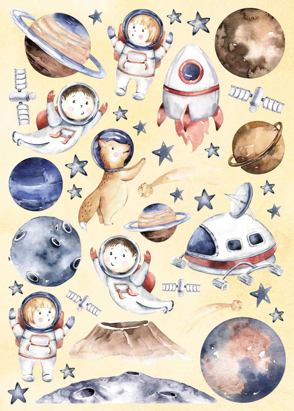 Studio Light - DIY Block Explore The Universe - A4 - Essentials Nr.17 Studiolight