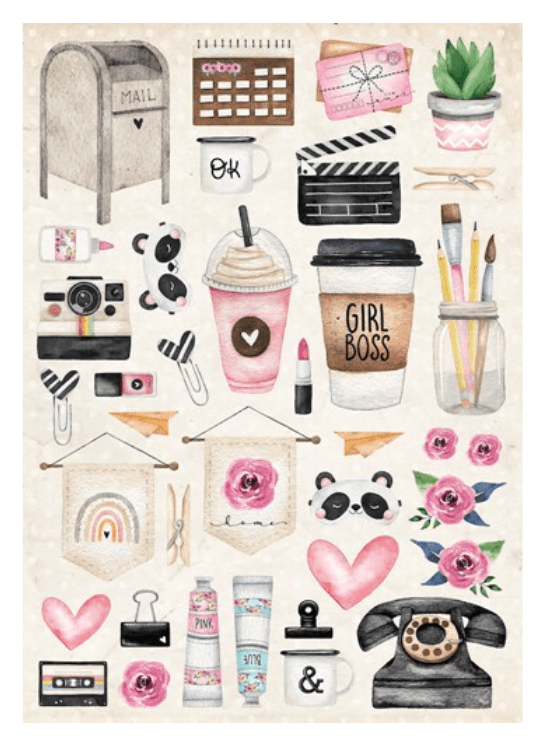 Studio Light - DIY Block "Love To Create" - A4 - Essentials Nr.16 - Messy Papercrafts