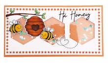 Studio Light - Stamp & Cutting Die - Bear And Bees - Sweet Stories - Messy Papercrafts