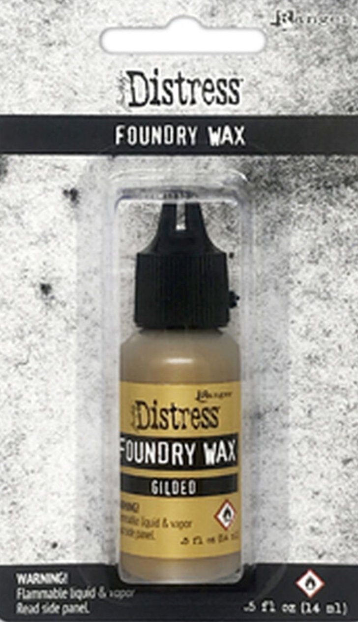 Tim Holtz Distress Foundry Wax - Gilded tim holtz