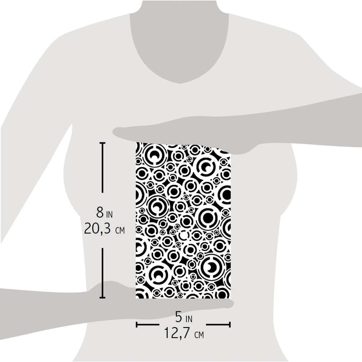 Ciao Bella - Bad Girls - Washers - Stencil - 5x8 inch Ciao Bella