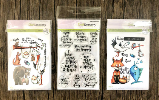 Unboxing of the cute stamps by Craft Emotions: Ocean, Safari, Babies, Weddings and more! - Messy Papercrafts