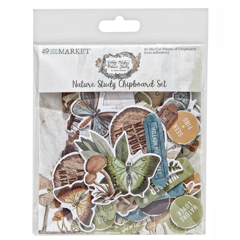 Chipboard Set - Nature Study - 49 and Market