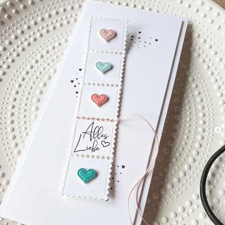 Die - Postage Strips - Briefmarken Streifen - Creative Depot