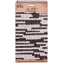 Small Talk - Spiral Bound Sticker Book - Ideaology - Tim Holtz