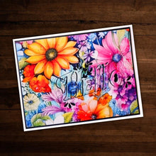 12 x 12 Inch - Rainbow Twirl - Double Sided Paper - Paper Rose