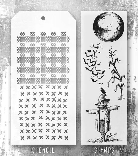 Stencils & Stamps - The Scarecrow - Tim Holtz