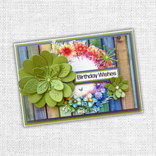 6x6 Inch - Rainbow Wood - Double Sided Paper - Paper Rose