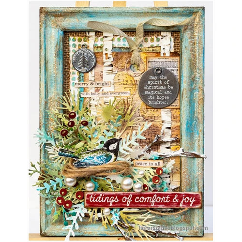 Die - Holiday Greens - Mini by Tim Holtz- Thinlits Die Set 11PK -  Sizzix