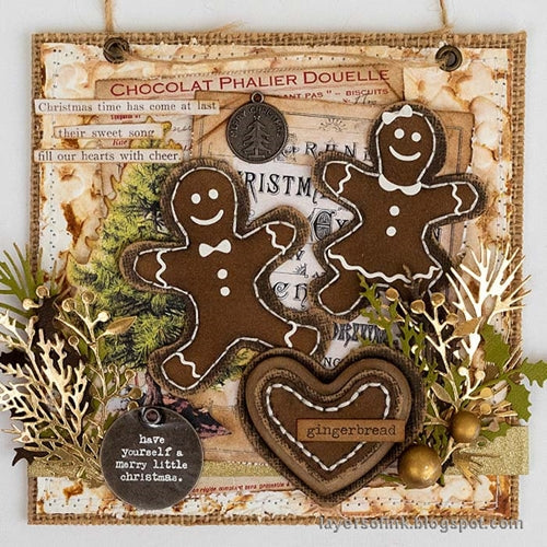 Die - Holiday Greens - Mini by Tim Holtz- Thinlits Die Set 11PK -  Sizzix