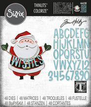 Die - Santa Greetings - Colorize by Tim Holtz - Thinlits Die Set 49PK -  Sizzix