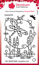 Dragonfly Pond - Clear Stamp - Woodware Craft Collection - 4x6