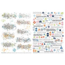 Rub-ons - 6x8 - Vintage Artistry Everywhere - Defining Words - 49 And Market