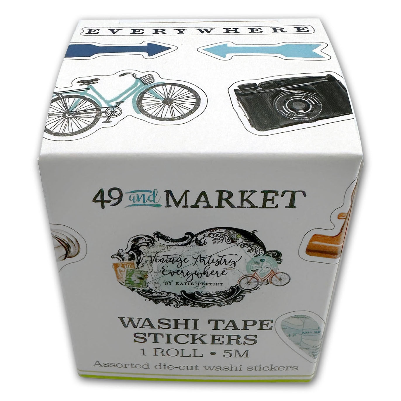 Washi Tape Stickers - Vintage Artistry Everywhere - 49 and Market