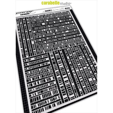 Stencil A4 - Striped Lines - Birgit Koopsen - Carabelle Studio