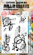 A6 - Elemental Notes - AALL and Create - Tracy Evans - Clear Stamp Set - #905
