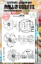A5 - Flower Trio - Clear Stamp Set - AALL and Create - Designer Tracy Evans - #924