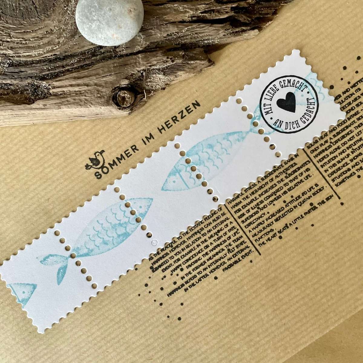 Die - Postage Strips - Briefmarken Streifen - Creative Depot