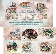 12x12 - Enchanted World - Following Alice - 12 Double Sided Papers - Alchemy Of Art