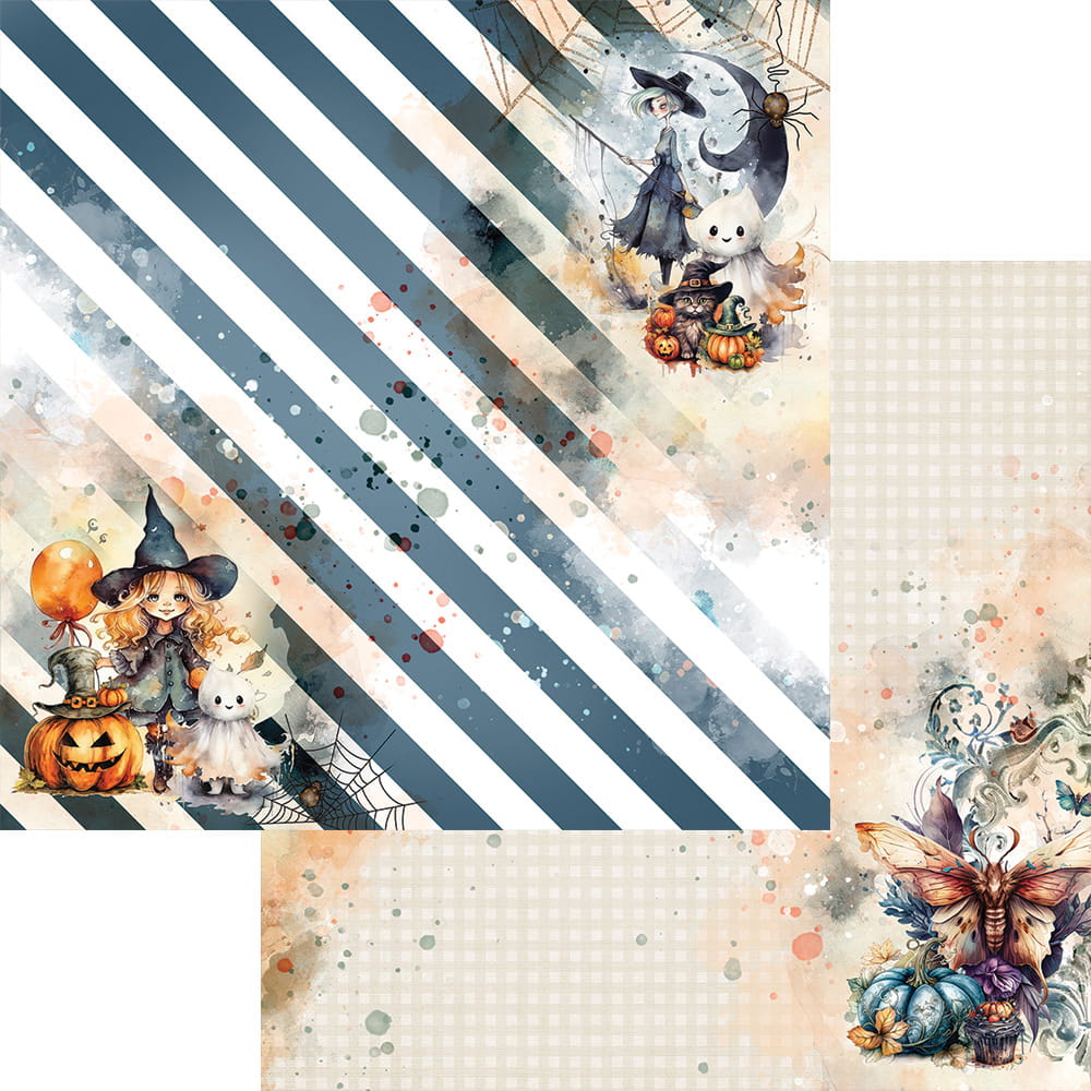 8x8 - Trick or Treat - 12 Double Sided Paper - Alchemy Of Art