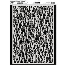 Stencil A4 - Composition Alphabetique - Carabelle Studio