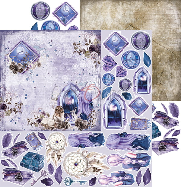 12x12 Crafters Kit - Velvet Dream - Plus Tutorial! - Craft O Clock