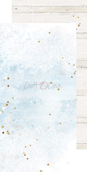 6x12 Inch - Set of Basic Papers - Forever Blue - Craft O Clock