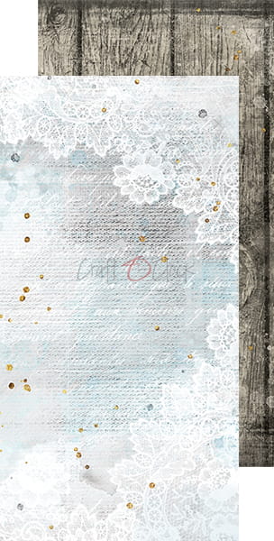 6x12 Inch - Set of Basic Papers - Forever Blue - Craft O Clock