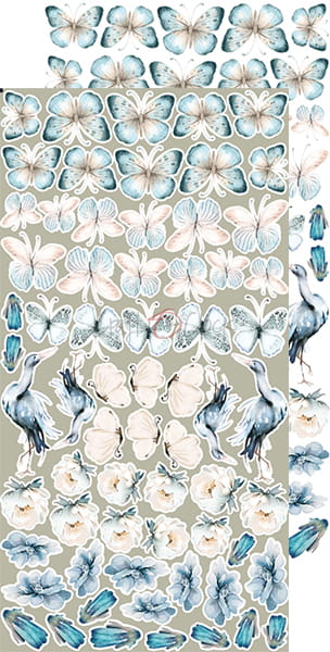 Extras Set - Flowers - Forever Blue - Craft O Clock