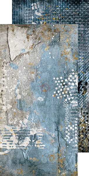 6x12 Inch - Set of Basic Papers - Clang and Dirt - Craft O Clock