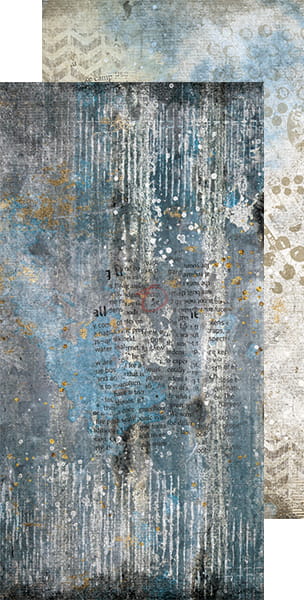 6x12 Inch - Set of Basic Papers - Clang and Dirt - Craft O Clock