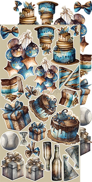 Extras Set - Hobby and Party - Clang and Dirt - Craft O Clock