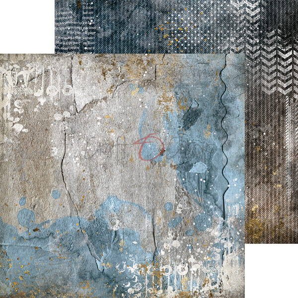 8x8 Inch - Set of Basic Papers - Clang and Dirt - Craft O Clock