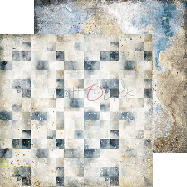 8x8 Inch - Set of Basic Papers - Clang and Dirt - Craft O Clock