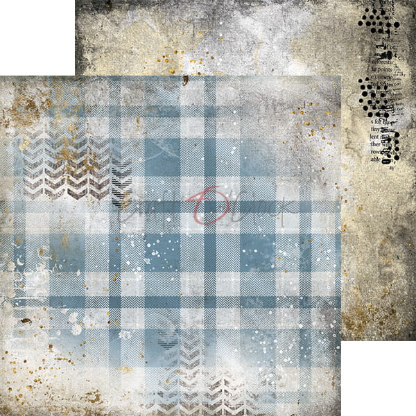 8x8 Inch - Set of Basic Papers - Clang and Dirt - Craft O Clock