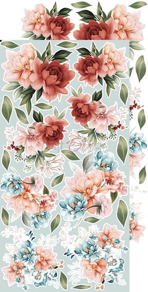 Extras Set - Touch of Nostalgia - Flowers - Craft O Clock