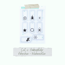 Cut & Emboss Folder - Christmas Flags - Fähnchen - Creative Depot