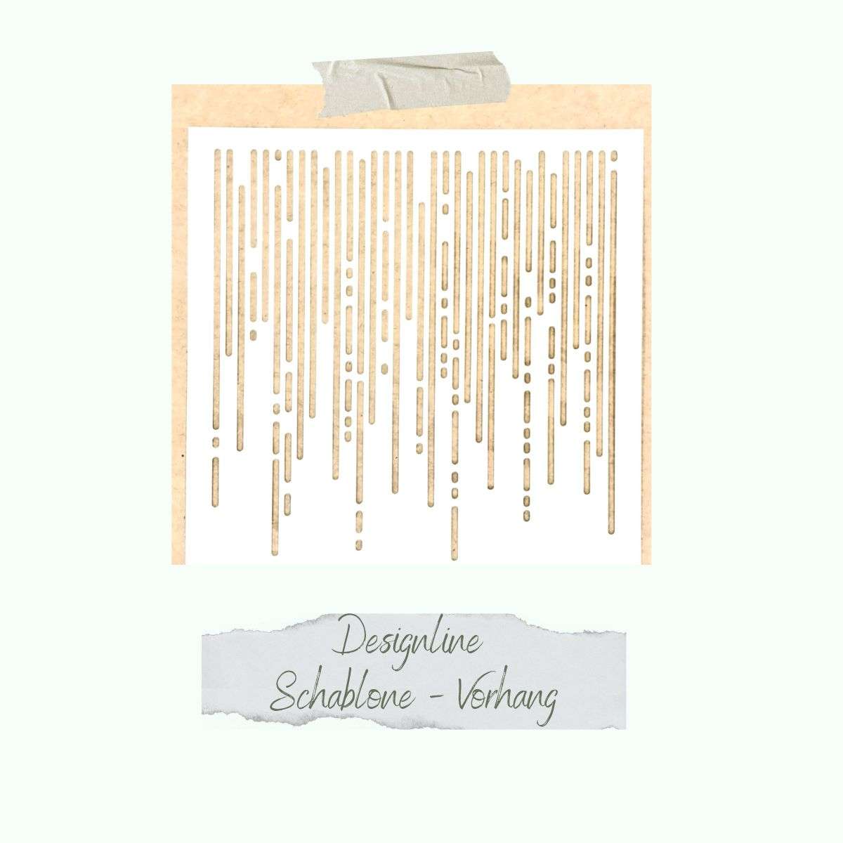 Stencil - Curtain - Creative Depot