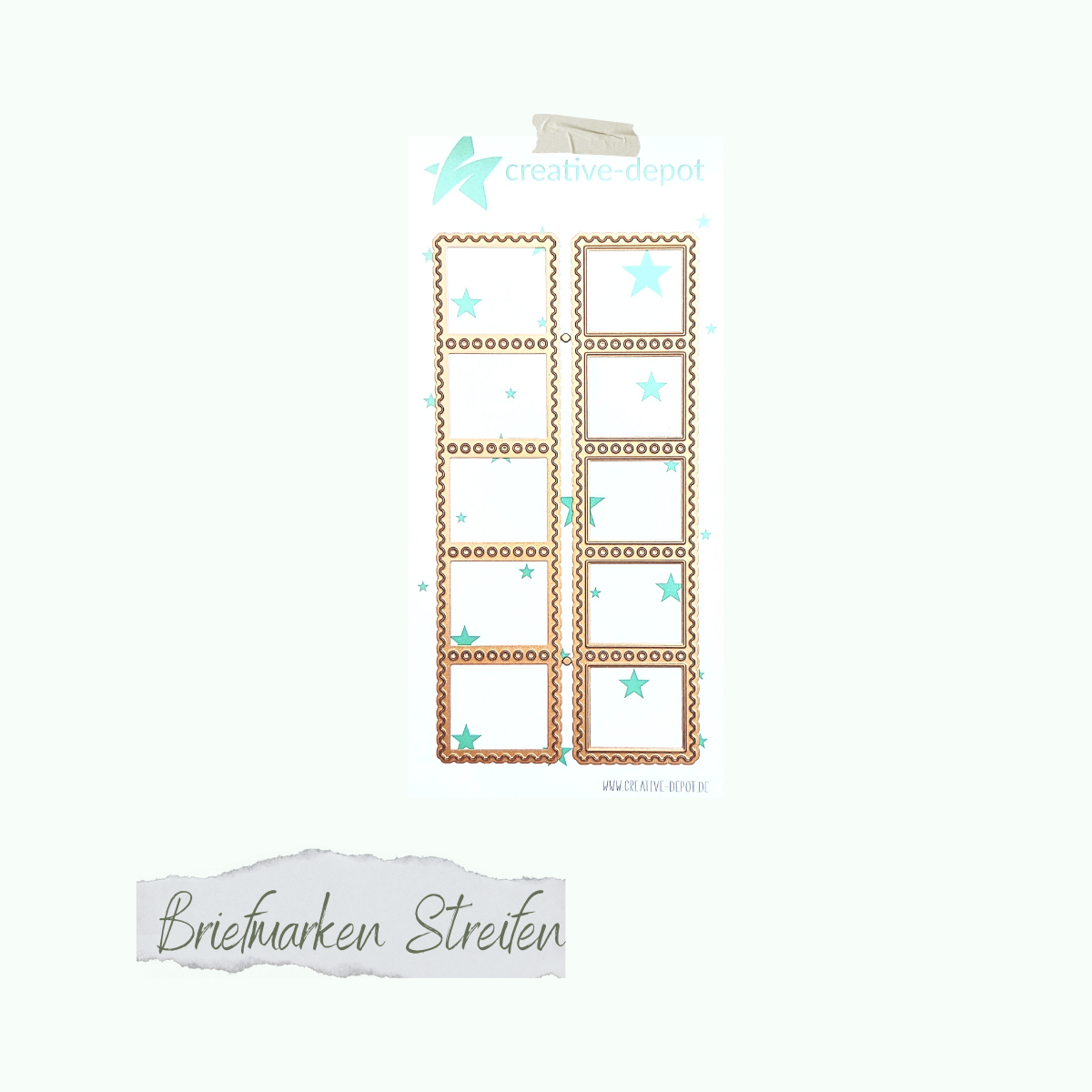 Die - Postage Strips - Briefmarken Streifen - Creative Depot
