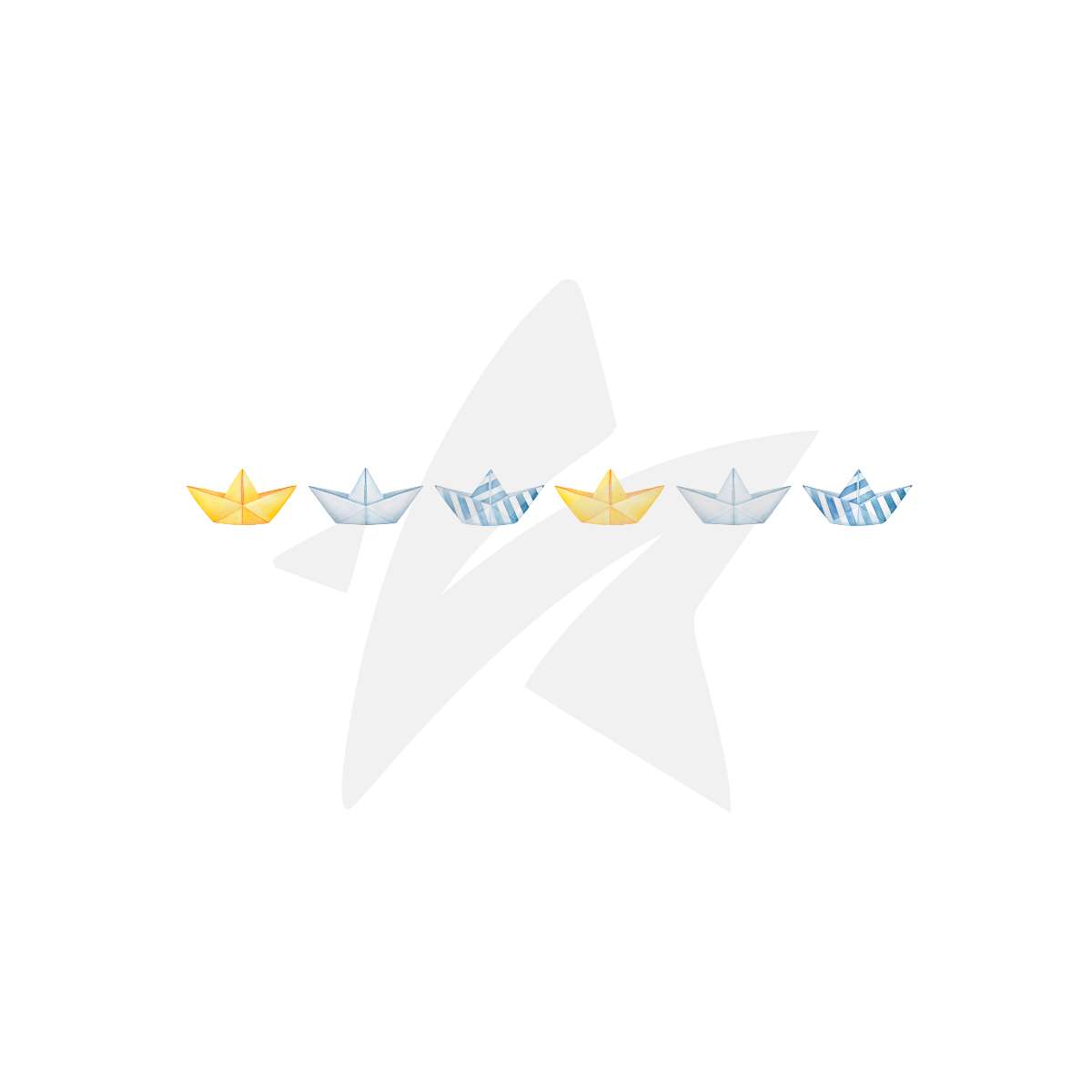 Washi Tape - Happy Ships - Fröhliche Papierboote - 3 cm - Creative Depot